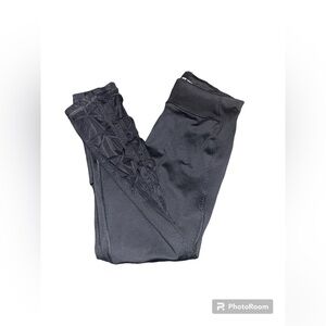 VICTORIA'S SECRET INCREDIBLE HIGH WAIST LACE UP LEGGINGS SIZE 12